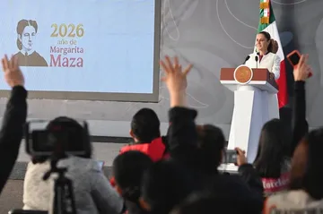 La presidenta Claudia Sheinbaum ofrece este jueves su conferencia de prensa desde Cuernavaca, Morelos.