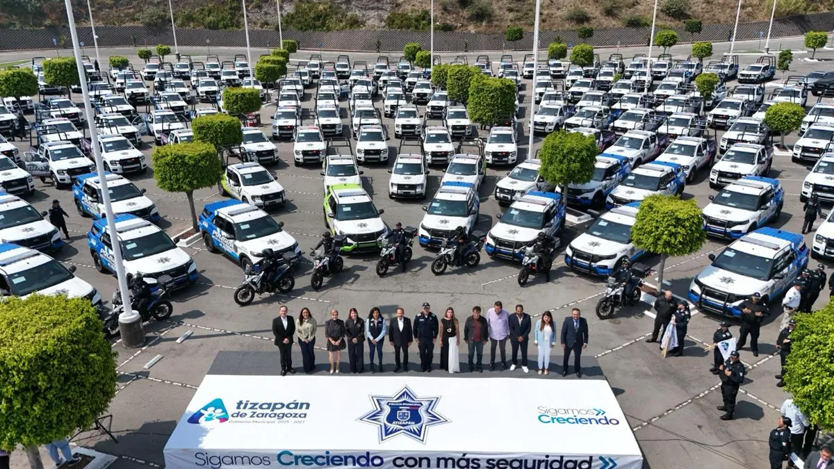 [VIDEO] Histórica entrega de 224 patrullas en Atizapán de Zaragoza