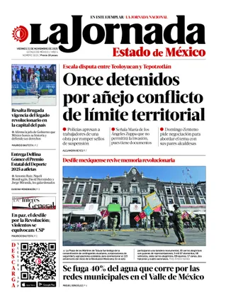 La Jornada Edomex | 21 de noviembre de 2025