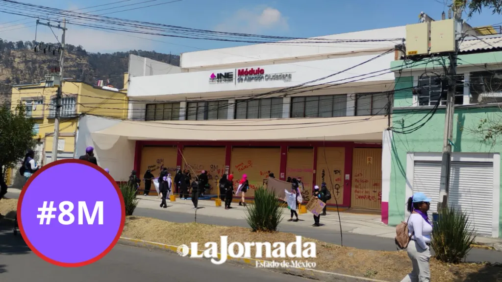 Marcha #8M por Día Internacional de la Mujer en Toluca, así se desarrolla