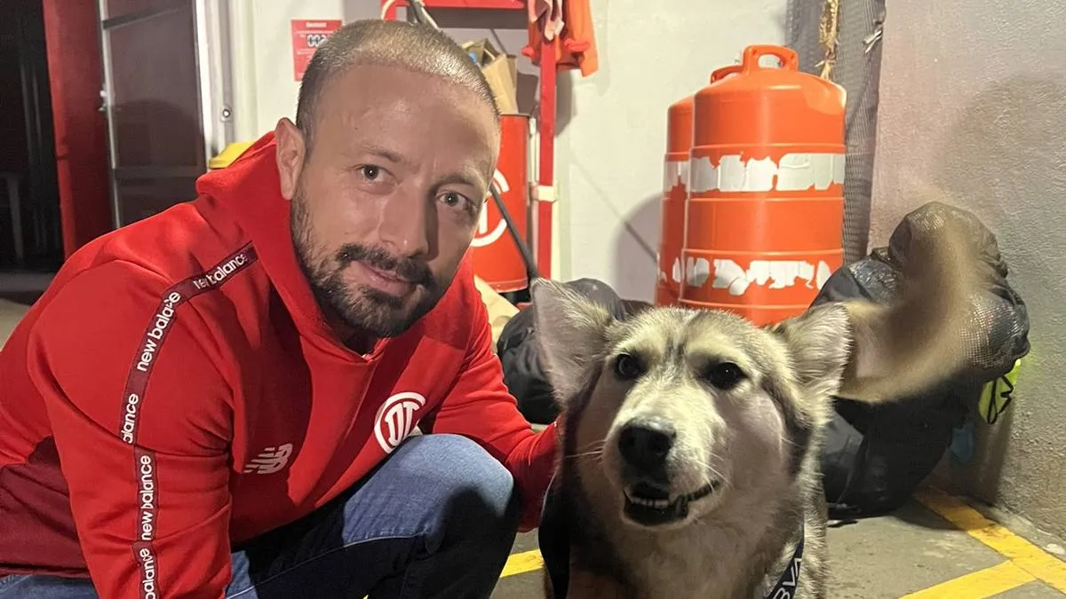 Once, la perrita amuleto del Toluca FC