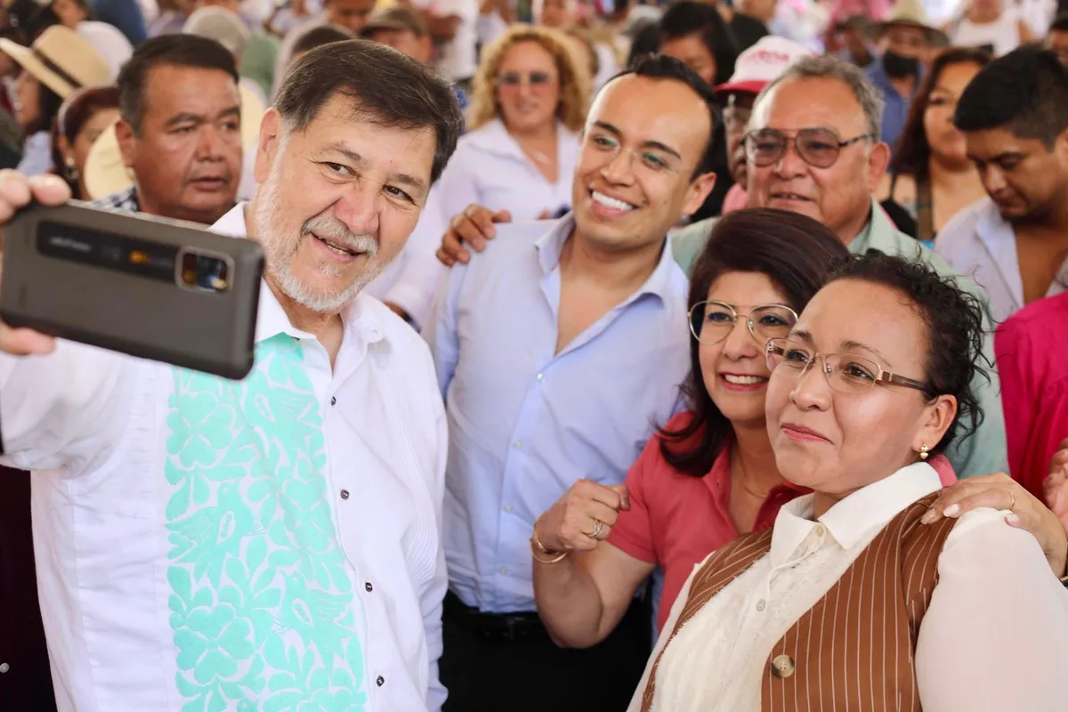 Noroña promueve en Edomex la elección judicial