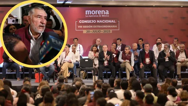 Adán Augusto es arropado en el Consejo Nacional de Morena 