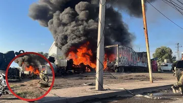 Incendio en una talachera de Teoloyucan movilizó al escuadrón de bomberos