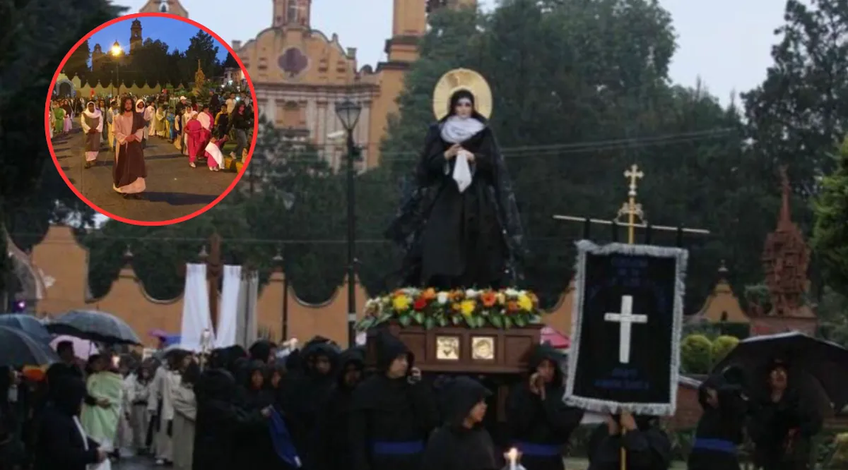 Procesión del Silencio en Metepec: Imágenes vuelven a hombros tras 6 años