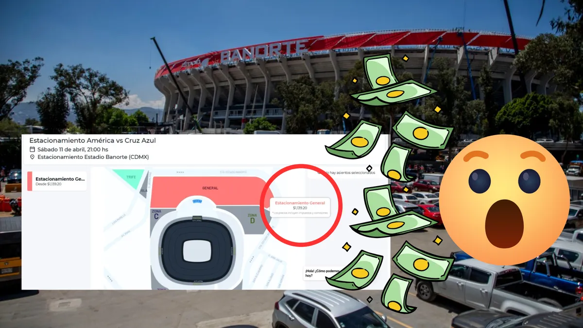 ¡Estacionamiento de más de mil pesos para el América vs Cruz Azul desata críticas!
