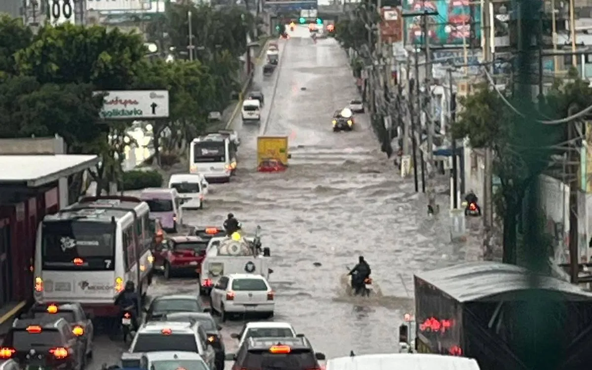 Suspenden servicio del Mexibús en Ecatepec y Tecámac por intensas lluvias