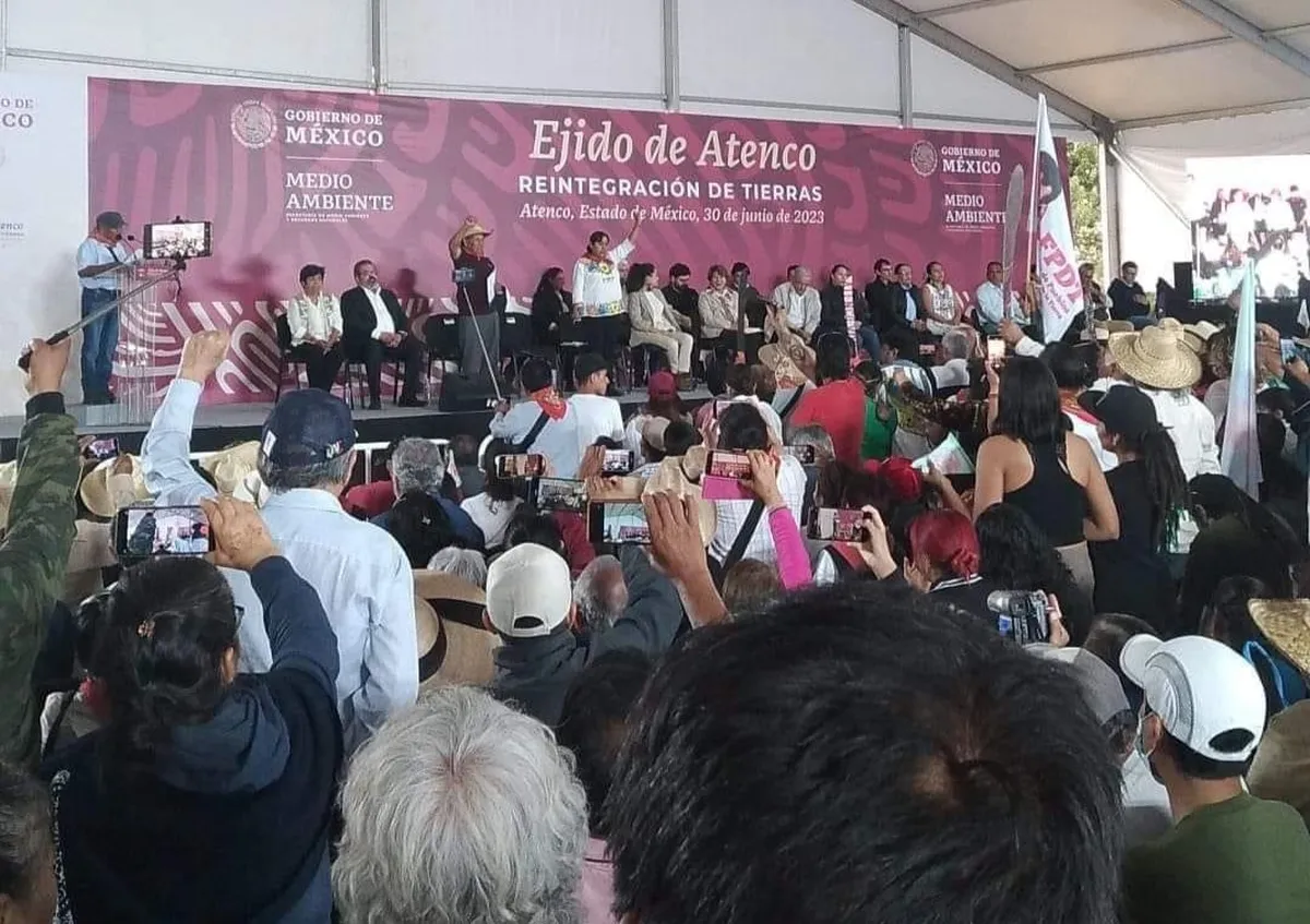 AMLO restituye 186 hectáreas que serían para el fallido aeropuerto de Texcoco