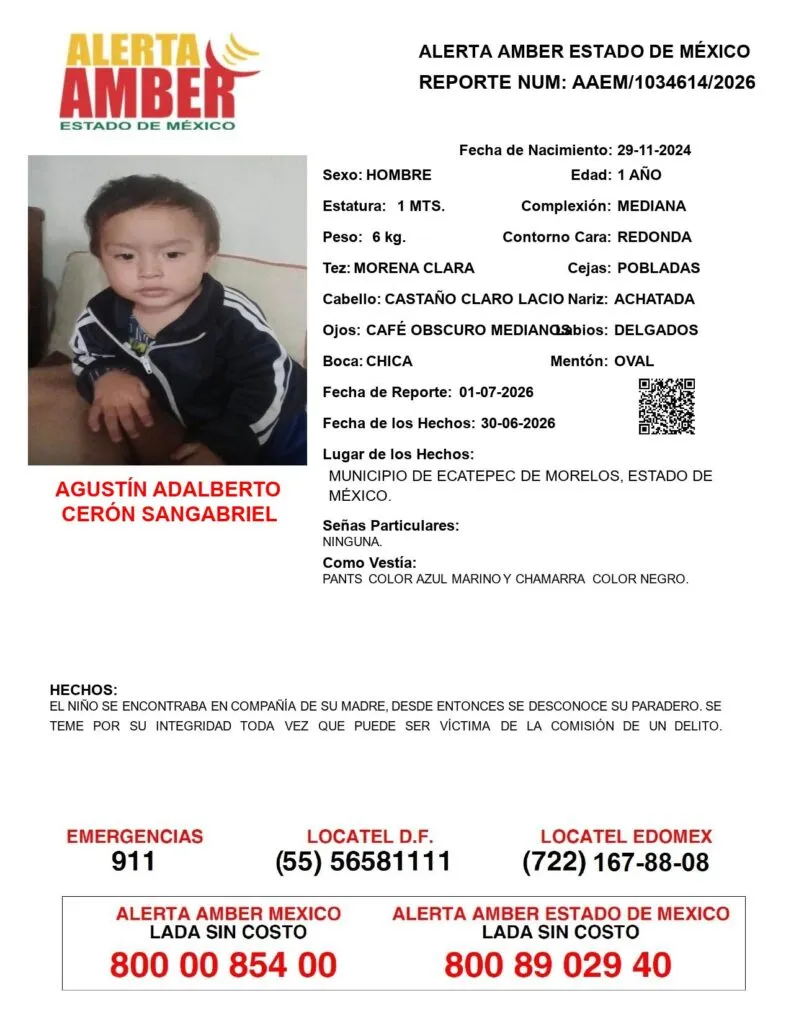 Alerta Amber: Se busca a la familia Cerón Sangabriel; desaparecieron en Ecatepec