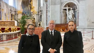 La mandataria aprovechó para resaltar el legado que el papa Francisco le dejó al mundo.