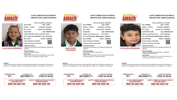 Alerta Amber: Se busca a los hermanos Villeda Hernández, desaparecidos en Ecatepec