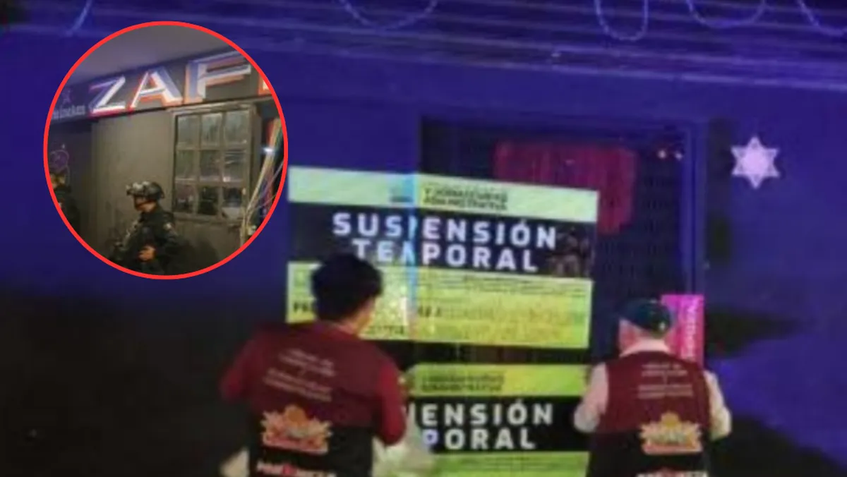 Operativo en Neza: Suspenden 14 bares e investigan red de trata de personas