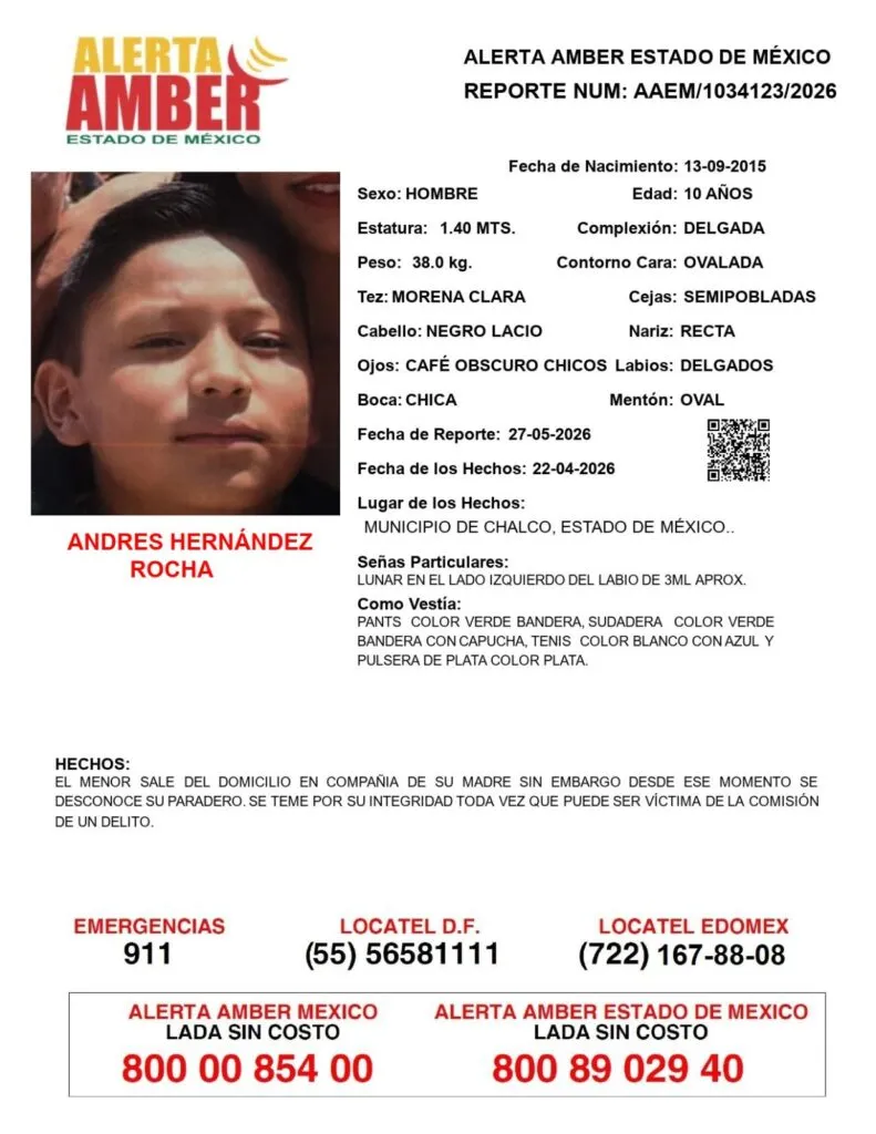 Alerta Amber y Odisea: Se busca a la familia Hernández Rocha; desaparecieron en Chalco