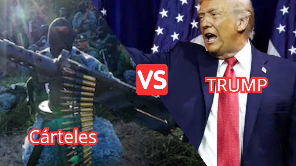 Trump clasifica a cárteles mexicanos como terroristas y sugiere incursiones por tierra