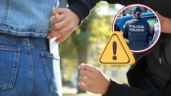 Mujeres roban iPhone 16 en Toluca y son detenidas minutos después por policías municipales en el Centro Histórico.