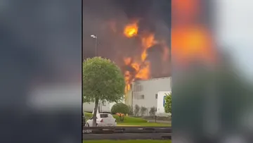 Incendio en empresa del parque industrial de Querétaro [VIDEO]