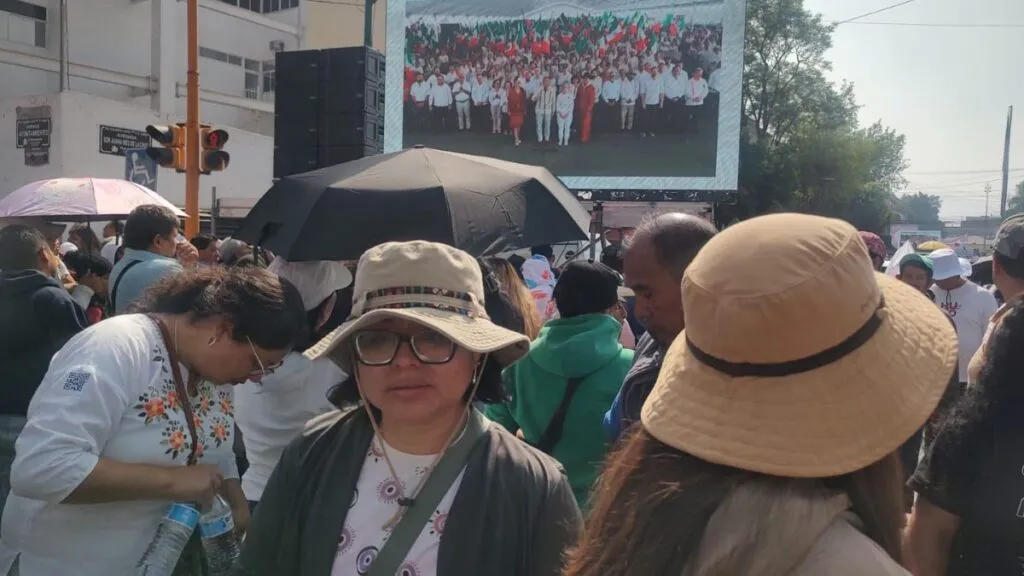 Delfina Gómez arropa a Claudia Sheinbaum: “No estás sola, los mexiquenses te respaldan”