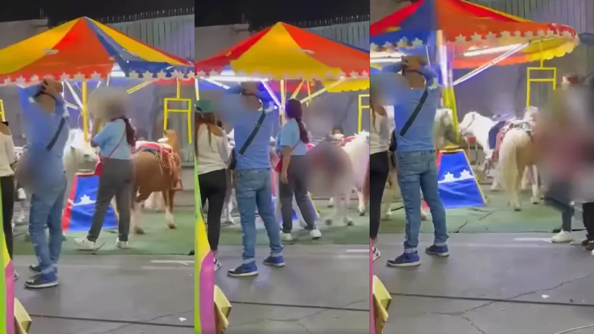 [VIDEO] Exhiben maltrato animal a ponys en Los Reyes La Paz