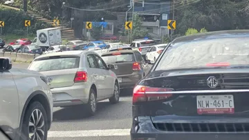 Deslave en la México-Toluca afecta circulación hacia la CDMX [VIDEO]