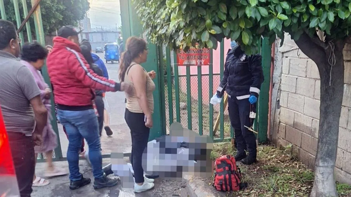 Ejecutan a un hombre frente a una menor en Chicoloapan