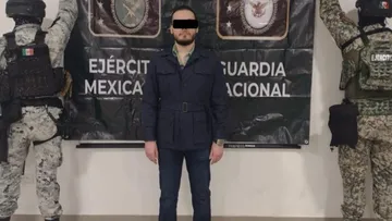 Kevin Alonso "N", 'El 200', fue detenido en posesión de armamento de uso exclusivo de las fuerzas armadas.