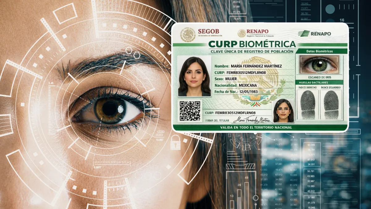El trámite de la CURP Biométrica en Edomex requiere la captura de huellas e iris.