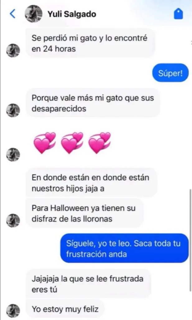 “Vale más mi gato que sus desaparecidos”: Exhiben a influencer por mensajes de odio contra madres buscadoras