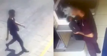 Difunden VIDEO de feminicida de trabajadora en baños de Coppel.