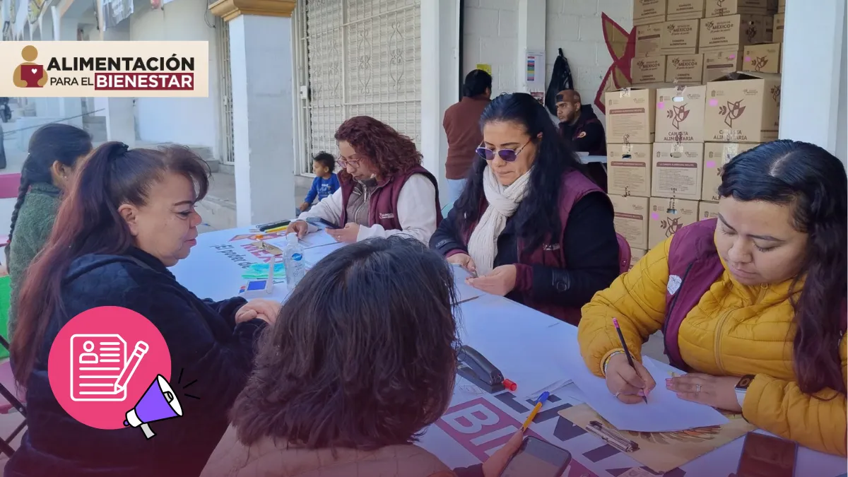 Mujeres de 50 a 64 años en Edomex tienen hasta el 18 de marzo para renovar su apoyo de Alimentación para el Bienestar 2026.