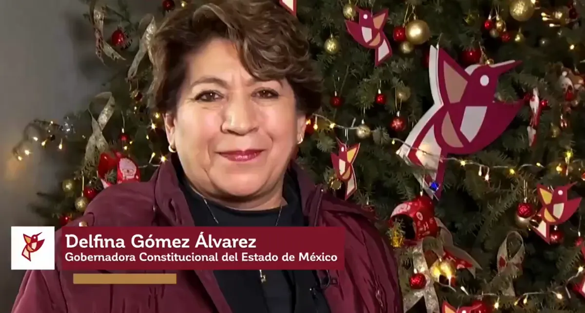 Delfina Gómez da mensaje de unidad y esperanza al pueblo mexiquense por temporada decembrina