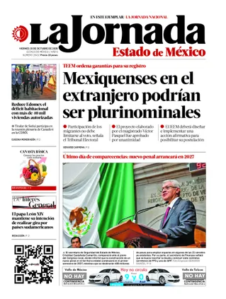 Jornada Edomex | 16 de octubre de 2026