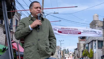 Ricardo Moreno cumple a Cacalomacán, inicia segunda etapa de calle El Nevado
