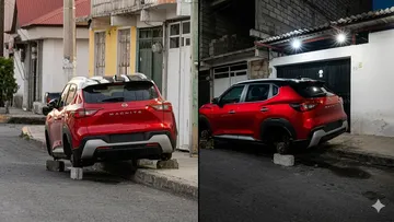 Roban llantas a vehículo en calles de Tultitlán durante la madrugada