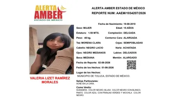 Alerta Amber: Se busca a Valeria Lizet Ramírez Morales, desaparecida en Toluca
