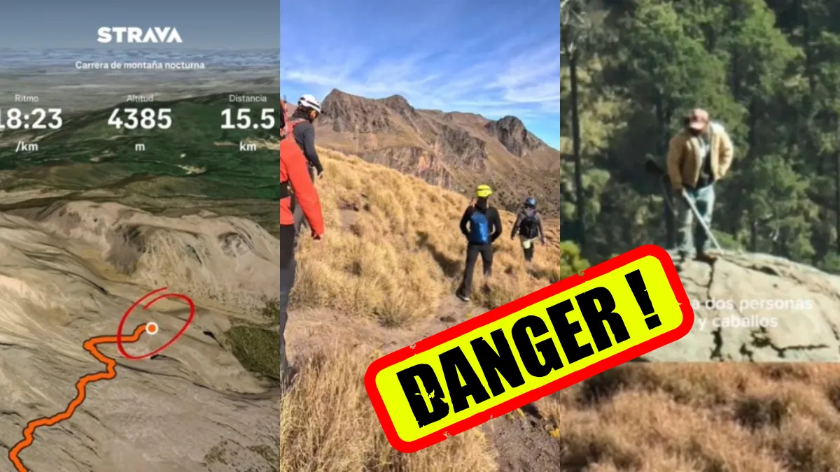 Alpinistas son perseguidos por hombres armados en el Iztaccíhuatl; advierten sobre posible modus operandi y piden extremar precauciones.