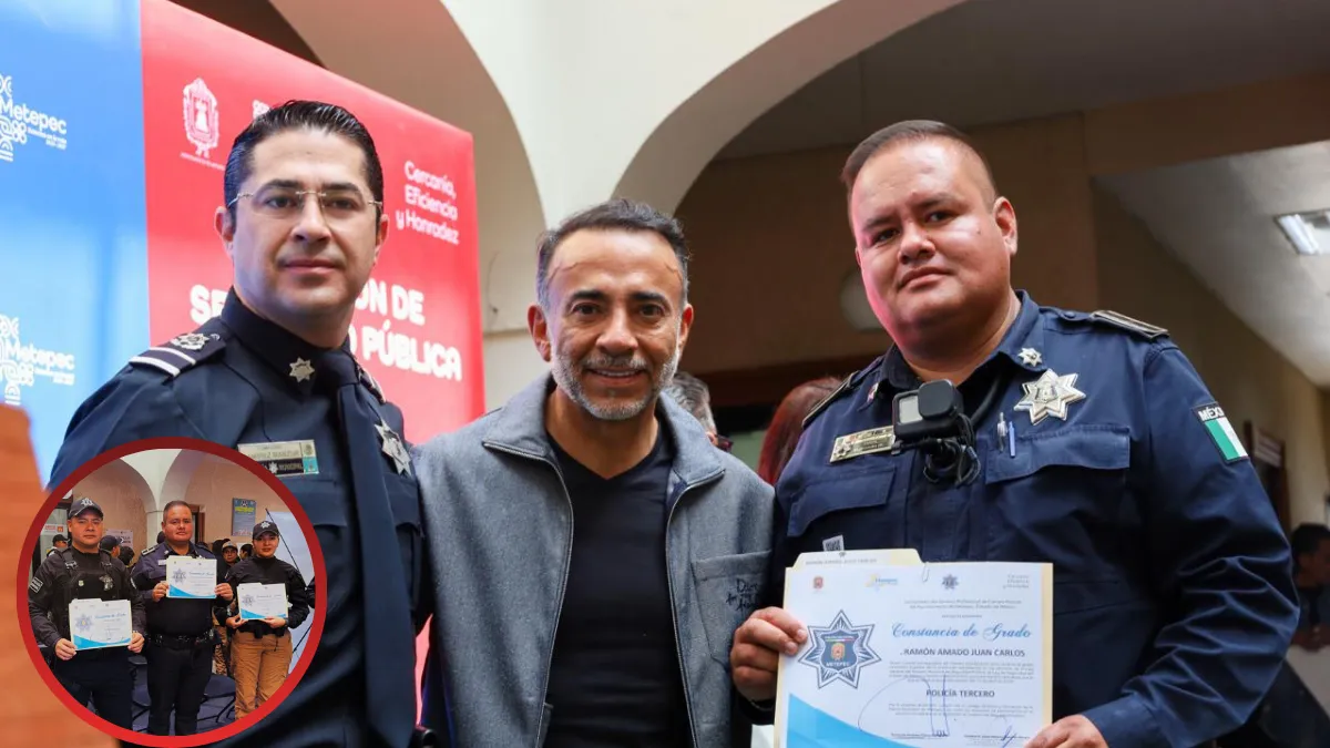 Metepec con policía fortalecida y resultados tangibles