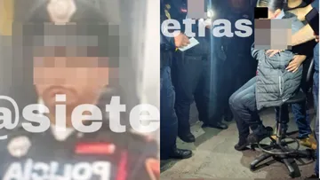 Policía intenta degollar a compañera en SAMS CDMX; la oficial fue herida en el cuello y el agresor detenido tras intentar huir y lesionarse.