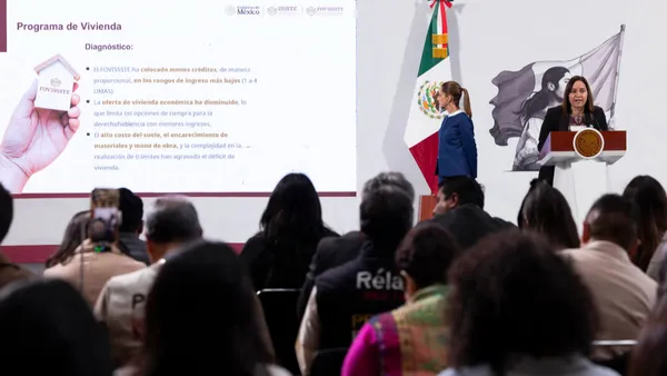 Sheinbaum fija meta de 1.8 millones de viviendas y 1.8 millones de créditos; 3.6 millones de familias serán beneficiadas.