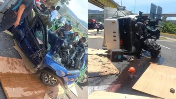 Accidente en la carretera México-Toluca deja al menos tres heridos