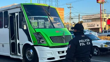 Operativo “Pasajero Seguro” en Toluca refuerza vigilancia en el transporte público
