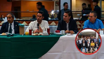 Pepe Couttolenc fortalece diálogo con líderes sindicales en favor de trabajadores