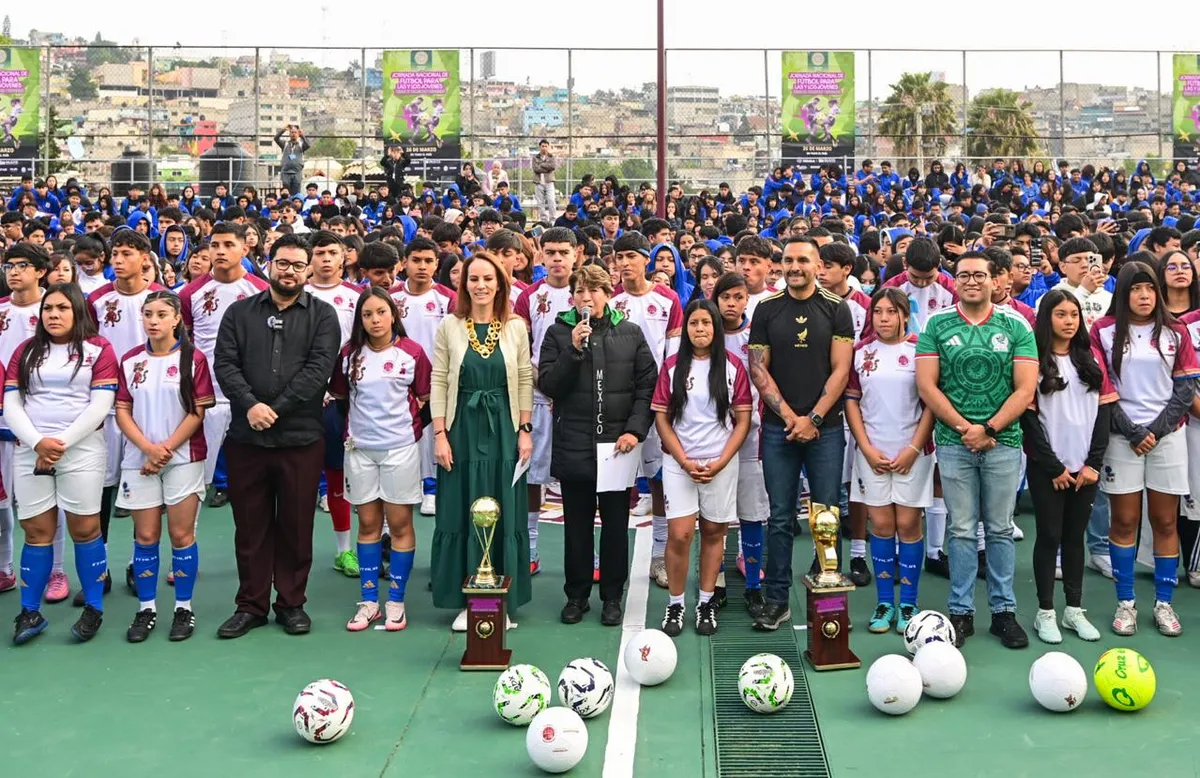 Edomex se suma a jornada nacional de futbol para jóvenes desde Naucalpan [En Vivo]