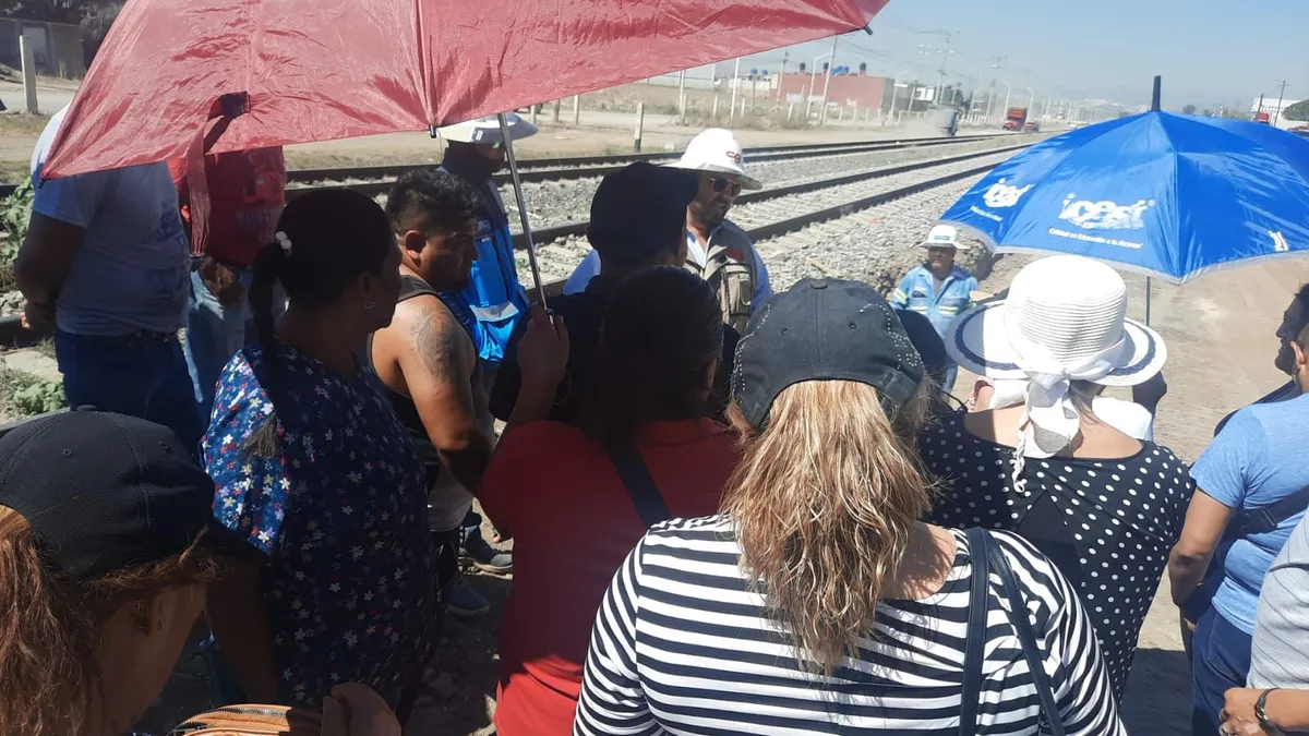 Paran obras del Tren Suburbano al AIFA en Tultepec