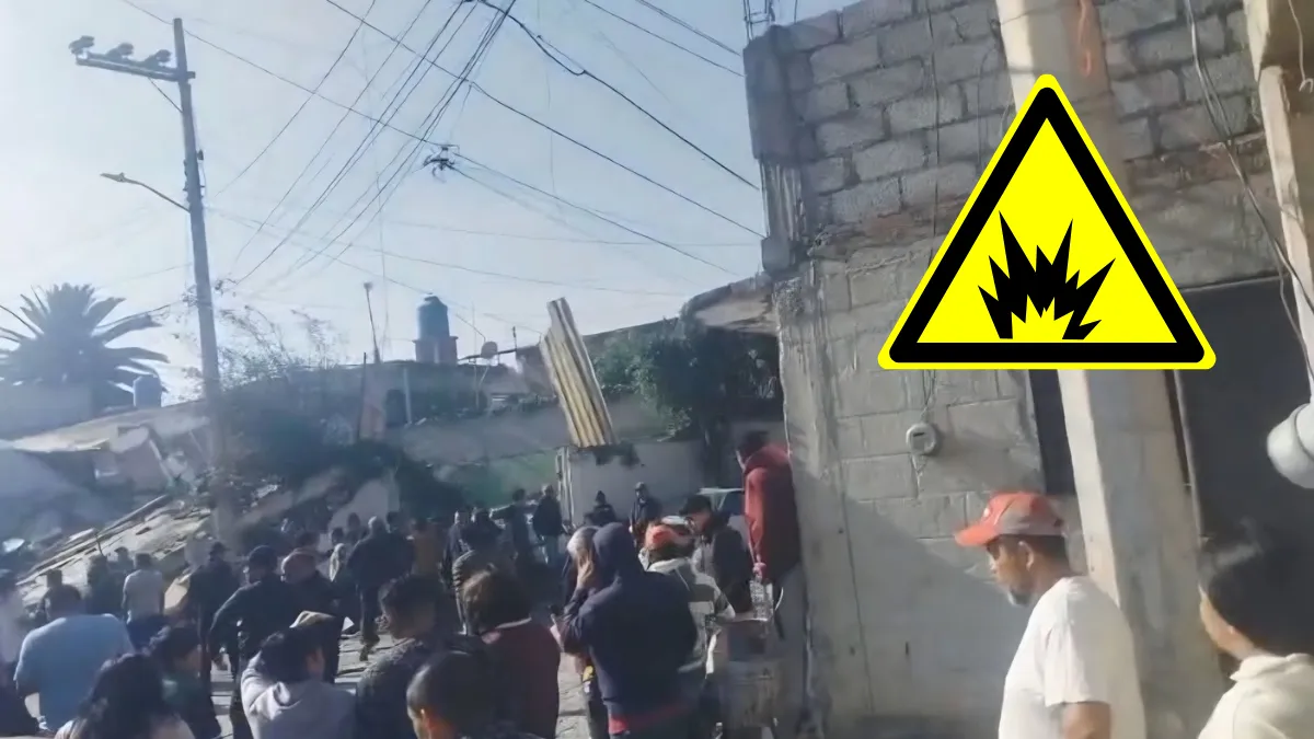 Explosión de tanque de gas en Coacalco derrumbó una casa y dejó varios lesionados este 20 de marzo.