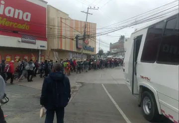 Peregrinos arriban a San Bartolo, Naucalpan