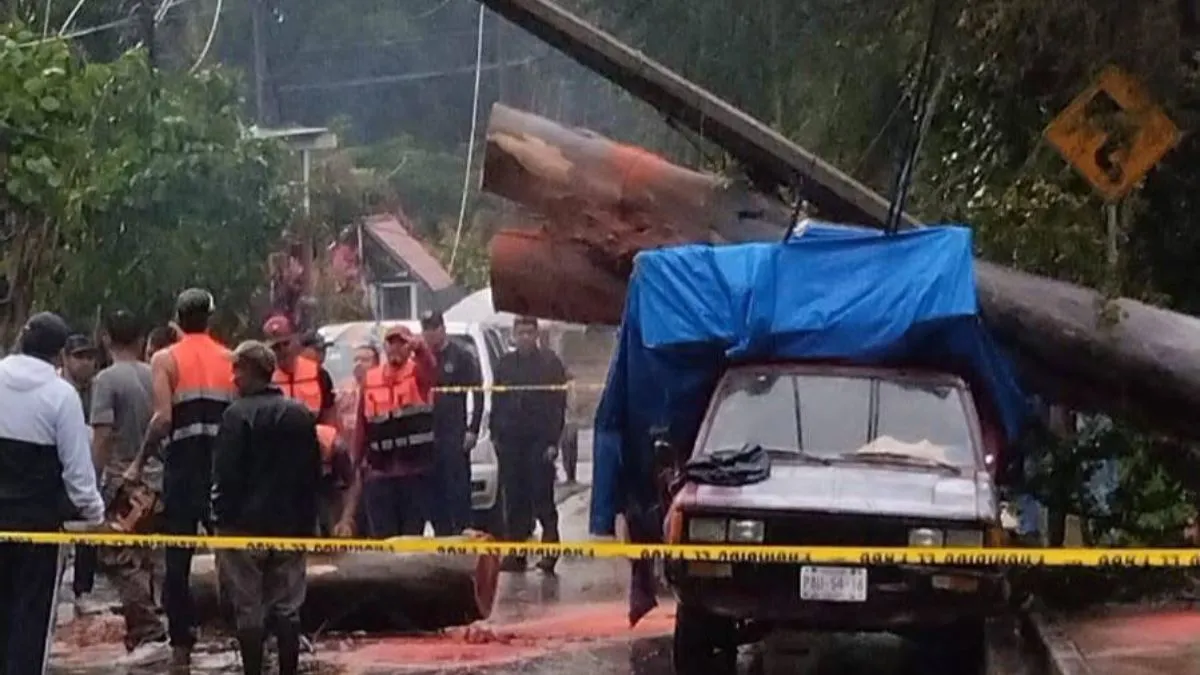 Lluvias golpean al Sur del Edoemx