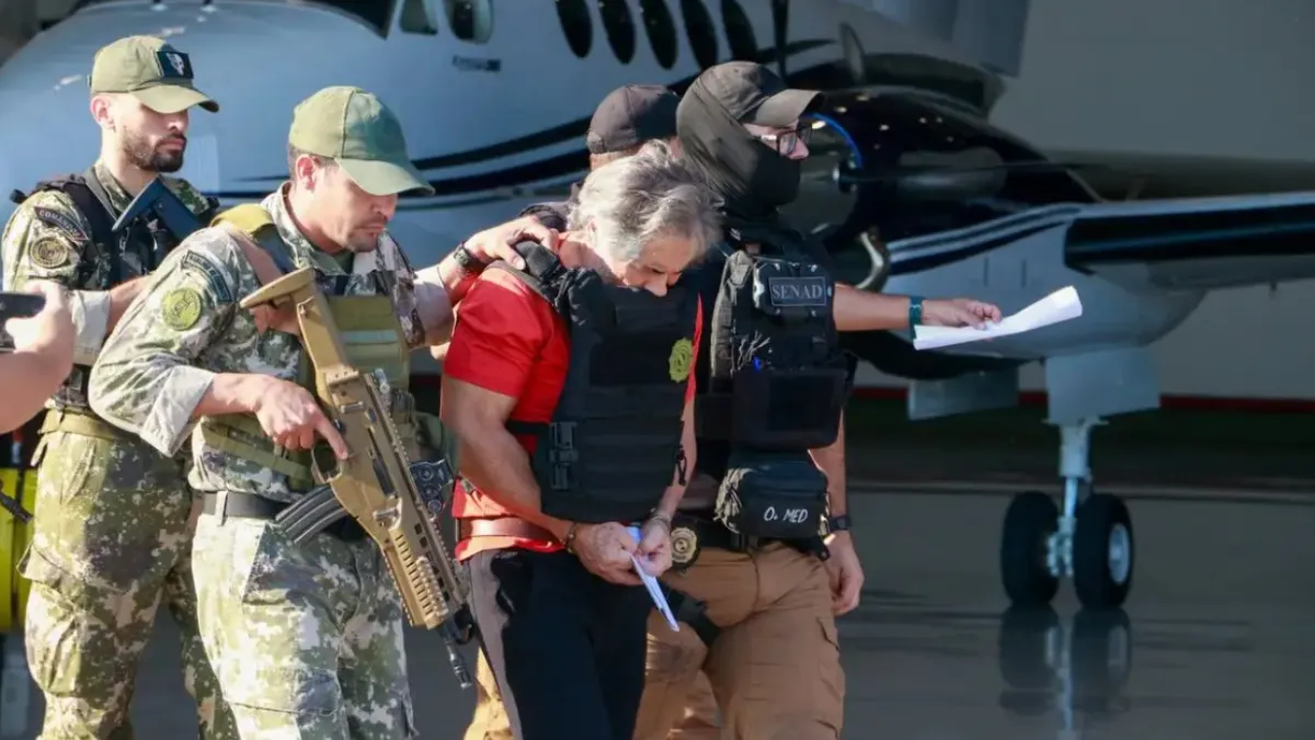 El capo Hernán Bermúdez fue ingresado al penal del Altiplano luego de su detención en Paraguay.