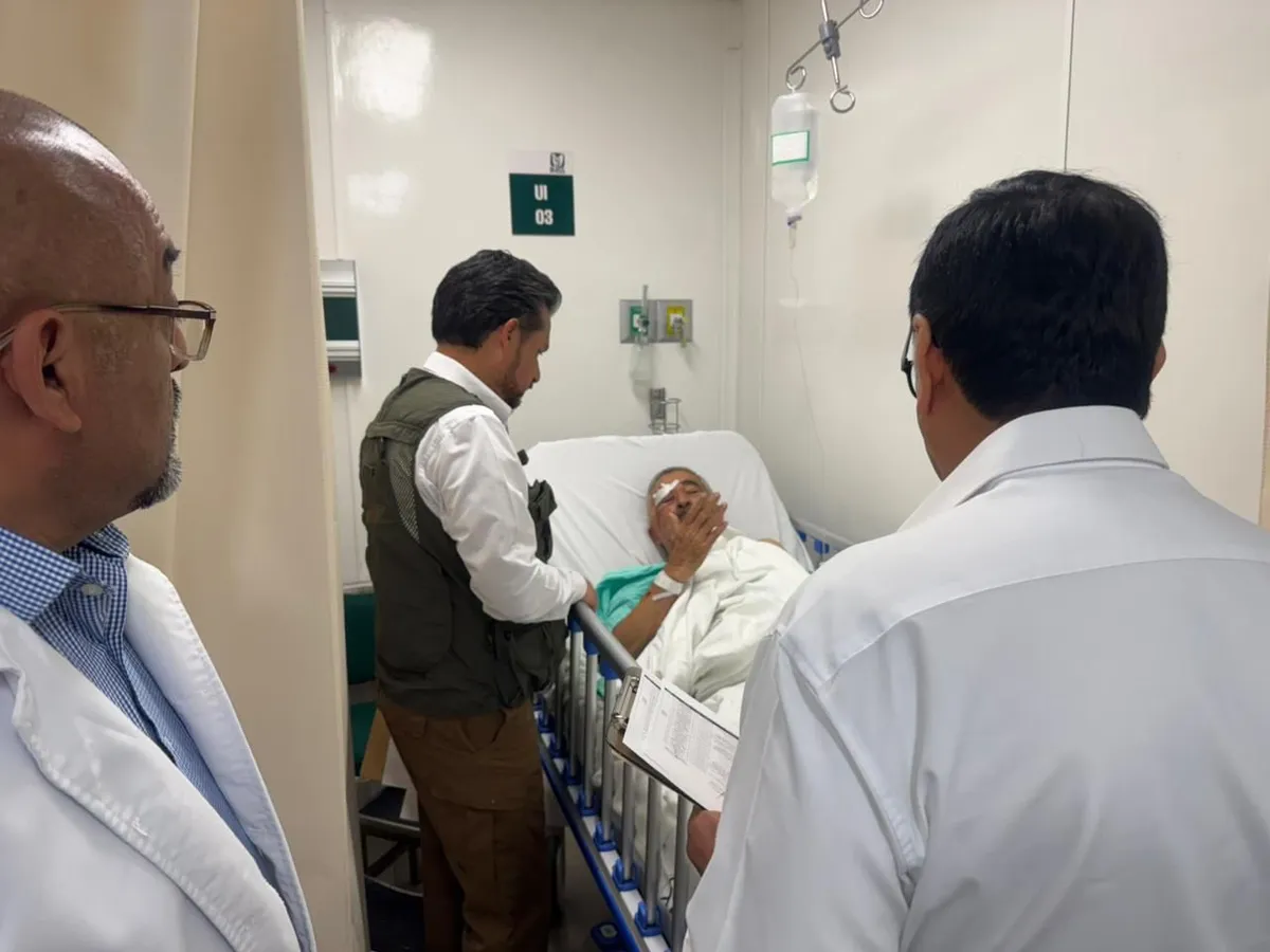 Autoridades supervisan atención a heridos por accidente del Tren Interoceánico en Oaxaca