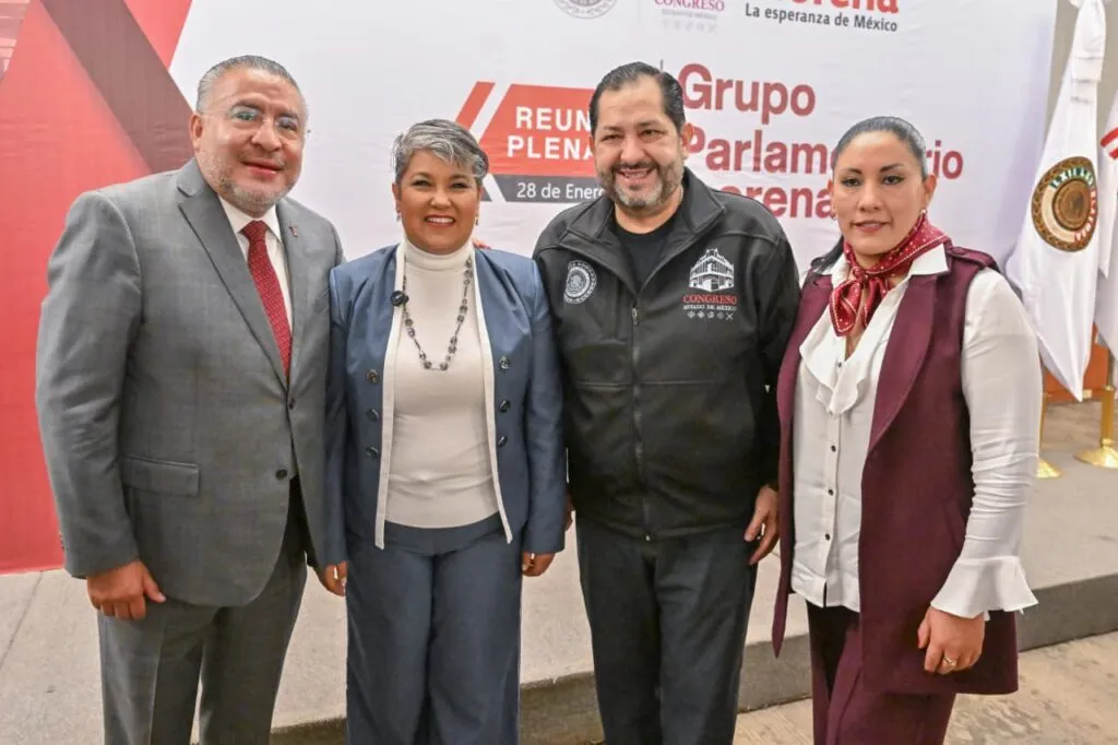 Horacio Duarte refuerza coordinación con bancada morenista para impulsar el proyecto de transformación en Edomex