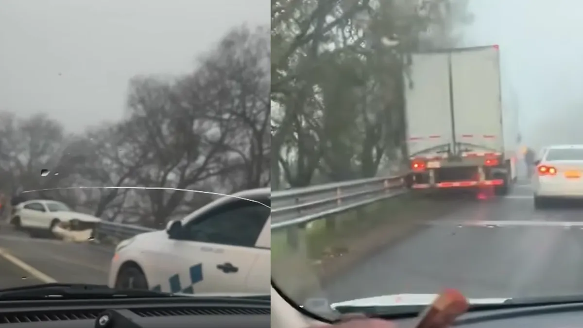 [VIDEO] Tráiler embiste auto en la Toluca-Atlacomulco